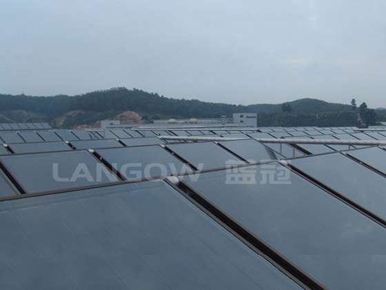 平板太陽能中央供熱水系統